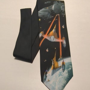 Space Battle from Star Wars Necktie Star Wars Groupies Necktie