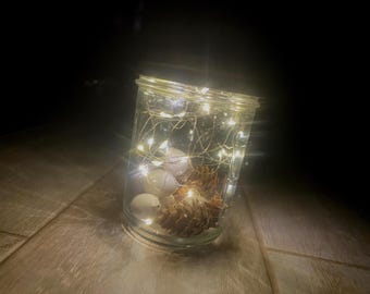 decorative light up mason jars