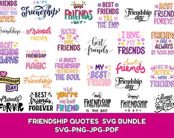 Friendship Svg, Friendship Quotes Svg, Besties Svg, Friendship Png Bundle, Friendship Quotes Svg Bundle, Funny friends svg
