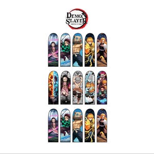 Demon Slayer Waterslide Nail Decals