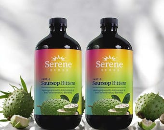 Soursop Bitter Drink 100% Natural Herbal Beverage Tropical Botanical Drink