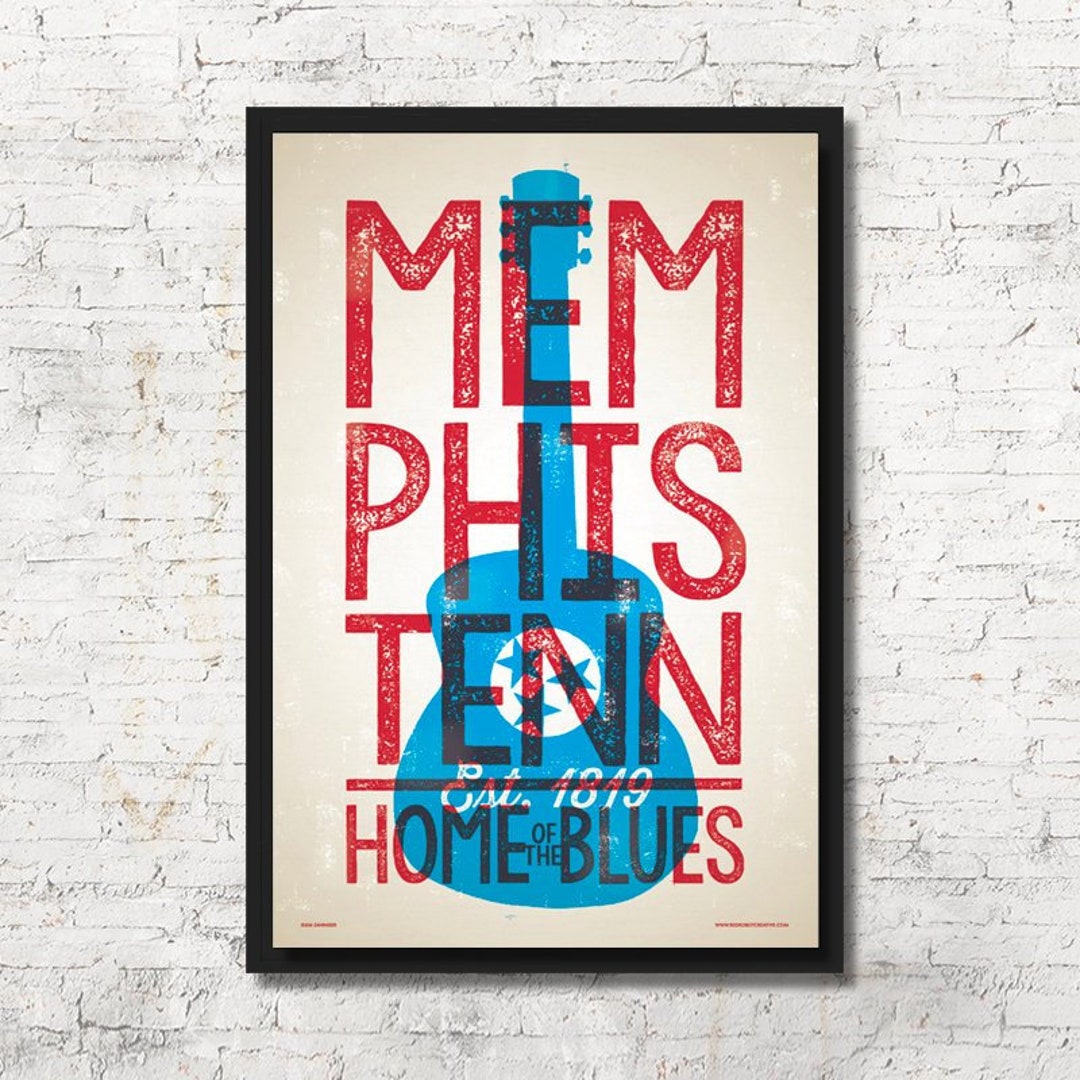 Memphis Poster, Memphis Wall Art, Memphis Print, Memphis Art Print