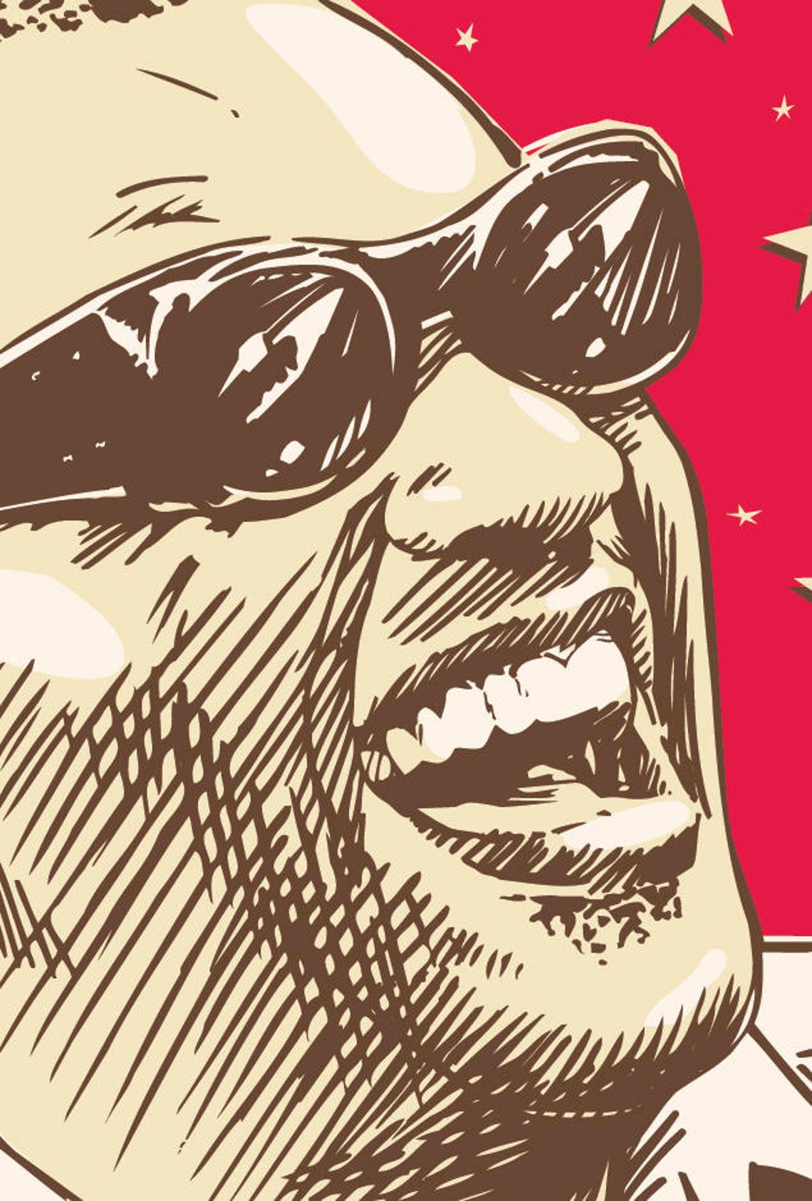 13 X 19 Ray Charles Ray Charles Poster Ray Charles Wall Art - Etsy