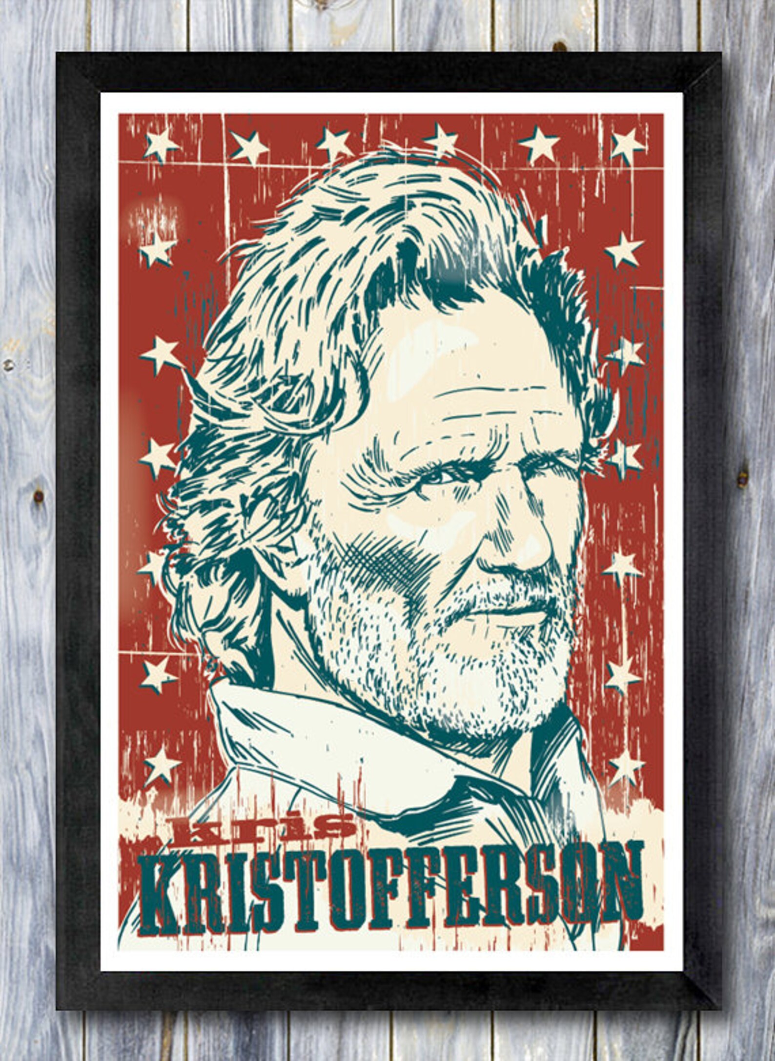 Kris Kristofferson Poster Kris Kristofferson Wall Art Kris Etsy Canada