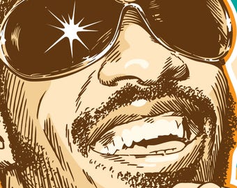 新品A2 STEVIE WONDERアートポスター 半光沢紙 Stevie Wonder, Stevie Wonder poster, Stevie Wonder wall art