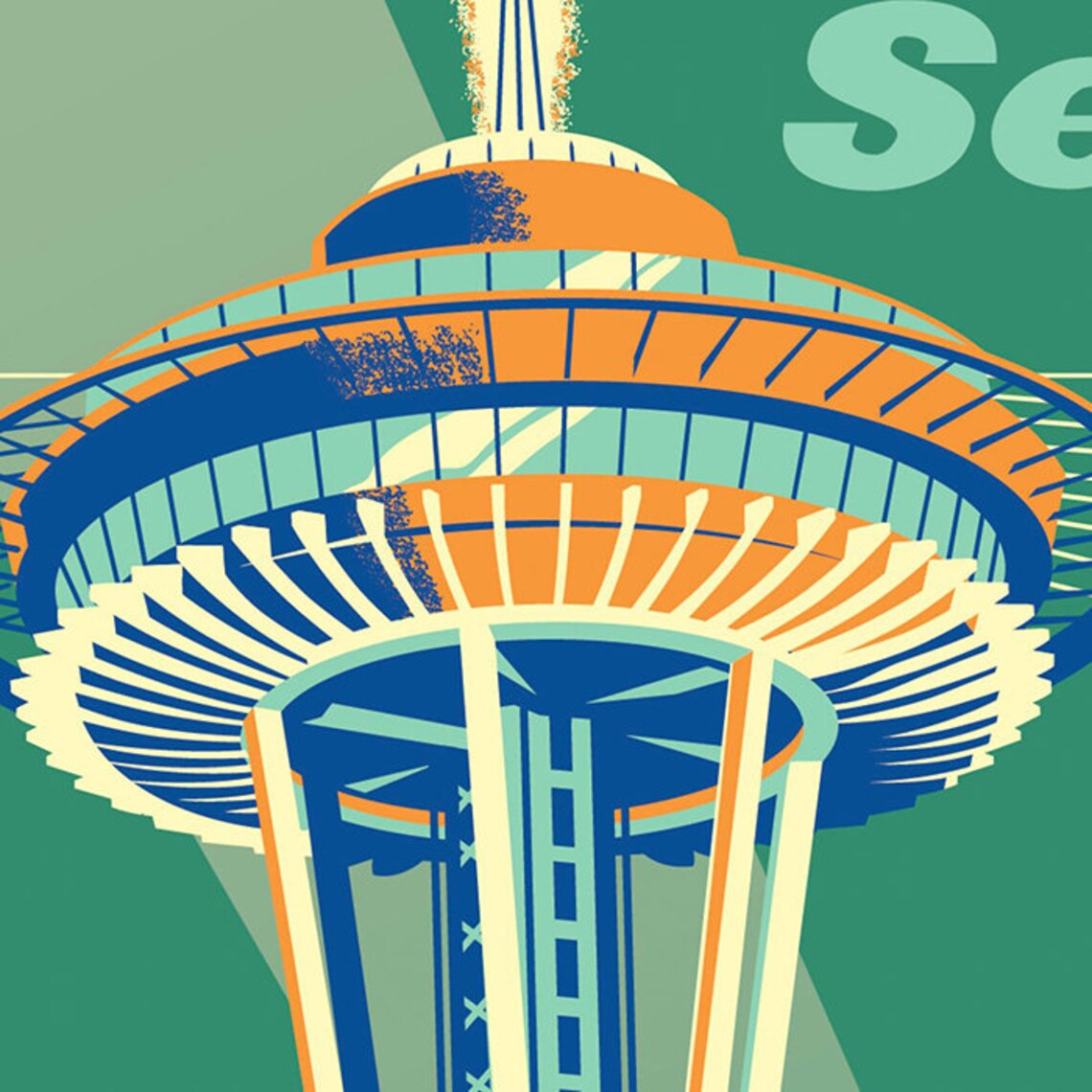 Seattle World's Fair Seattle Poster Seattle Wall Art Etsy