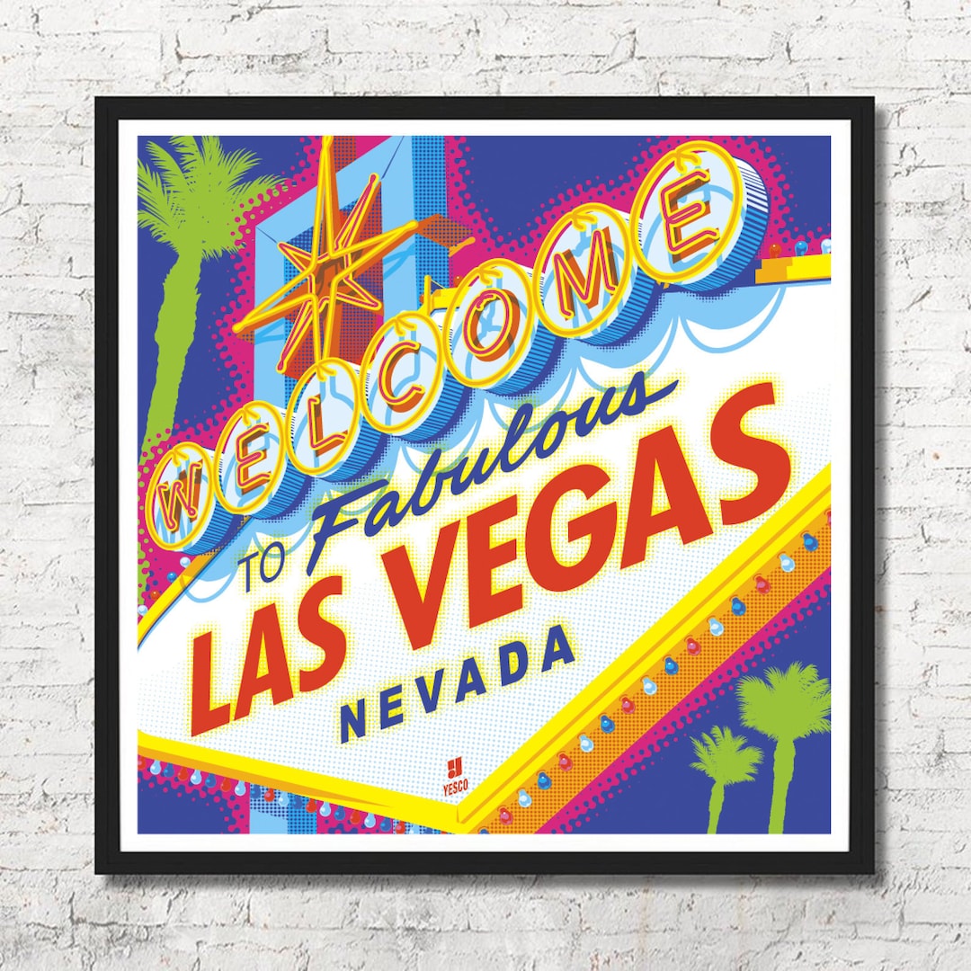 Las Vegas, Las Vegas Sign, Welcome Las Vegas, Las Vegas Print, Las ...