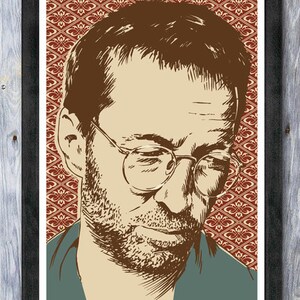 13 x 19 Eric Clapton, Eric Clapton poster, Eric Clapton wall art, Eric Clapton art print, Eric Clapton art, Wall decor, Gift, Home decor image 3