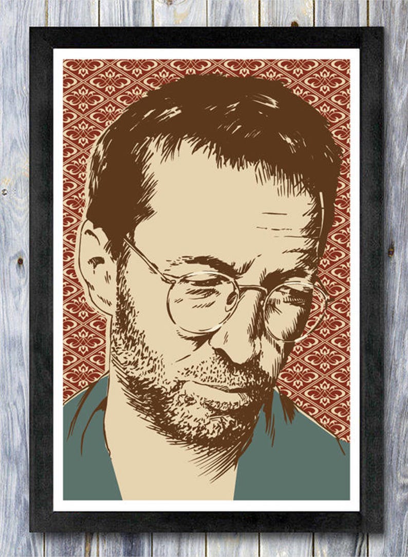 13 x 19 Eric Clapton, Eric Clapton poster, Eric Clapton wall art, Eric Clapton art print, Eric Clapton art, Wall decor, Gift, Home decor image 3