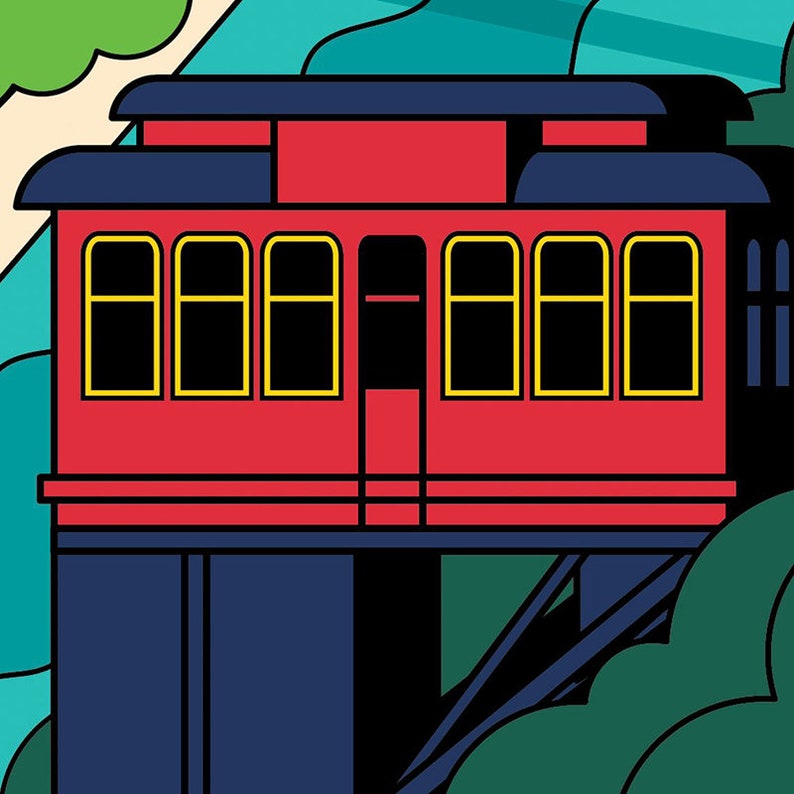 Pittsburgh Poster Pittsburgh Wall Art Pittsburgh Art Print - Etsy