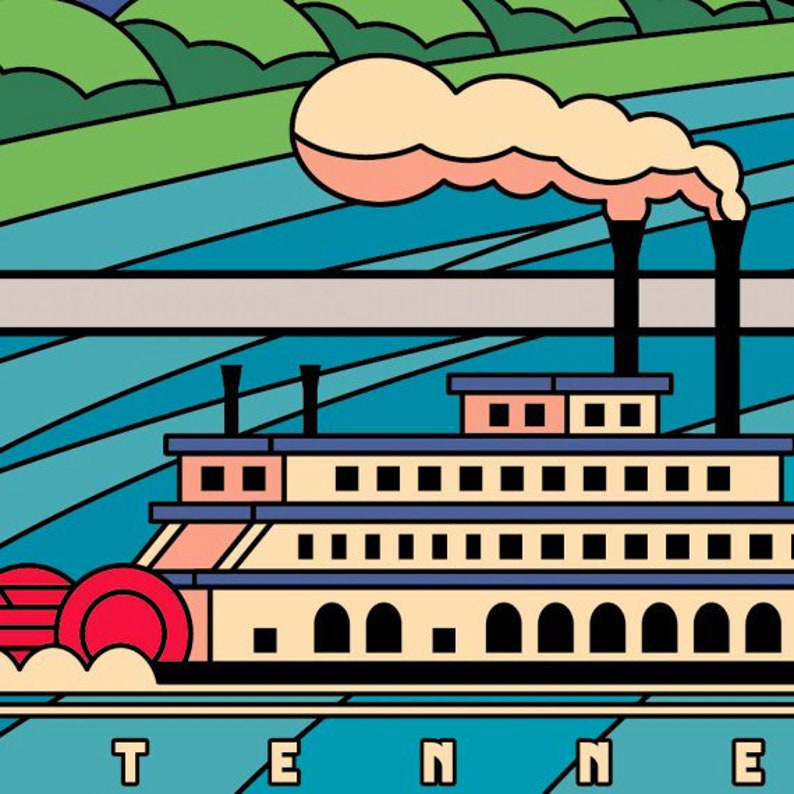 Nashville Poster Nashville Wall Art Nashville Print Etsy