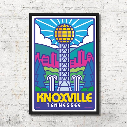 Knoxville Poster Knoxville Wall Art Knoxville Print Etsy