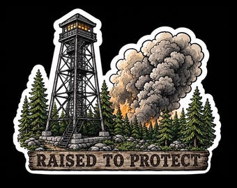 Raised to Protect Sticker