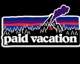 Paid Vacation Sticker