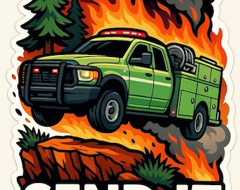 Send It Engine Sticker