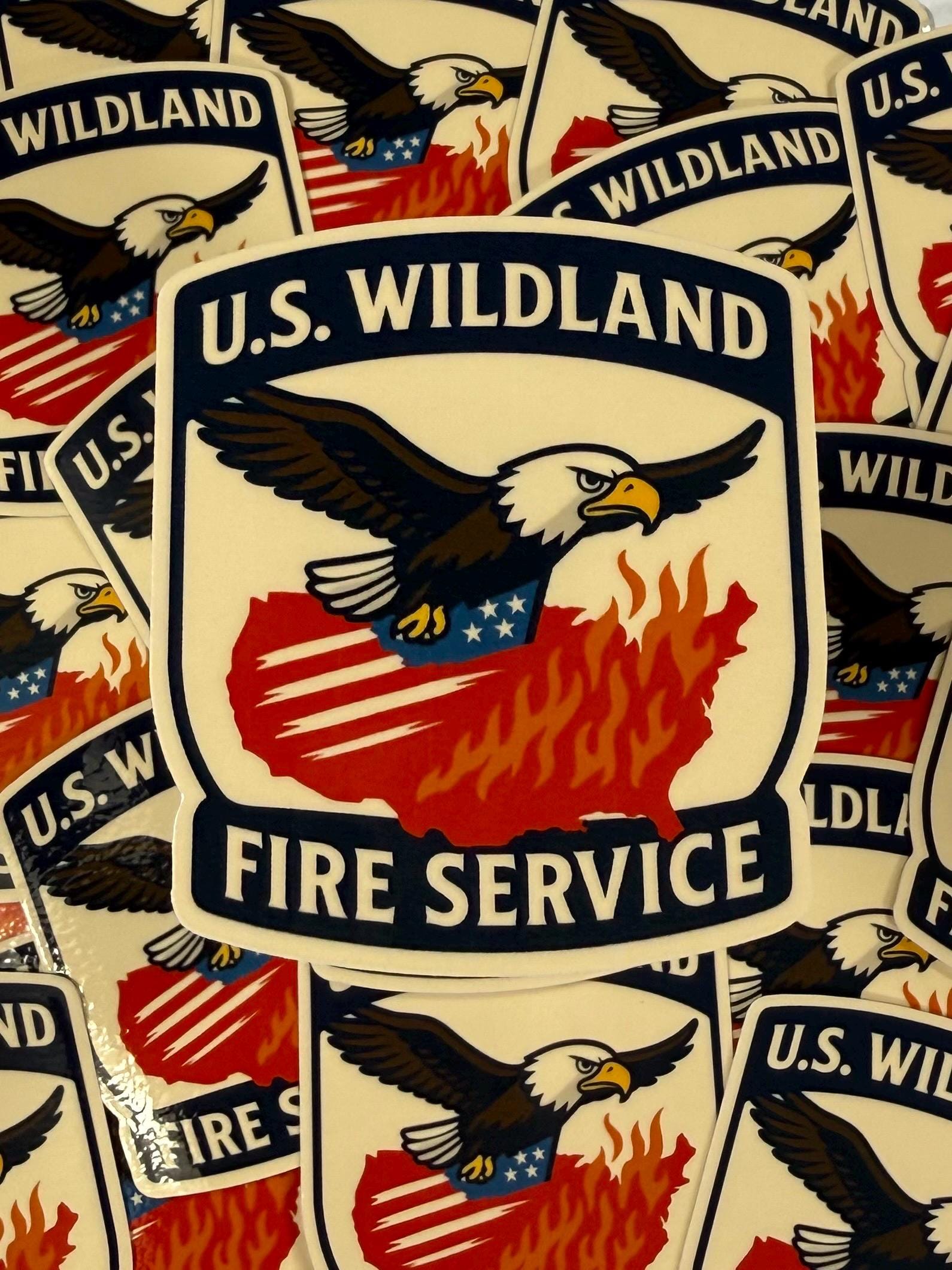 U.S. Wildland Fire Service Sticker - Etsy