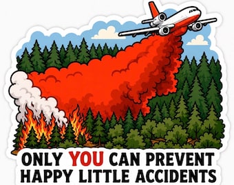 Happy Little Accident Sticker