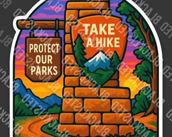 Take a Hike Sticker