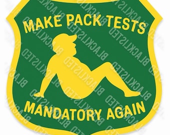 Make Pack Tests Mandatory Sticker