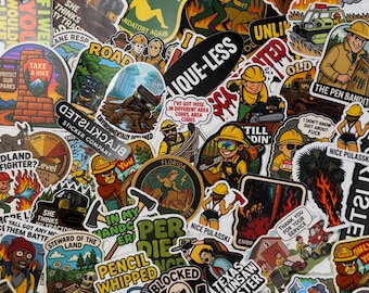 Wildland Fire Sticker Mega Pack (70+ stickers)