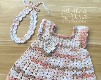 Unique Crochet Dress, Summer Dresses, Baby Dress, Crochet Top, Crochet Dress for Girls, Toddler Dress, 12-18 Months