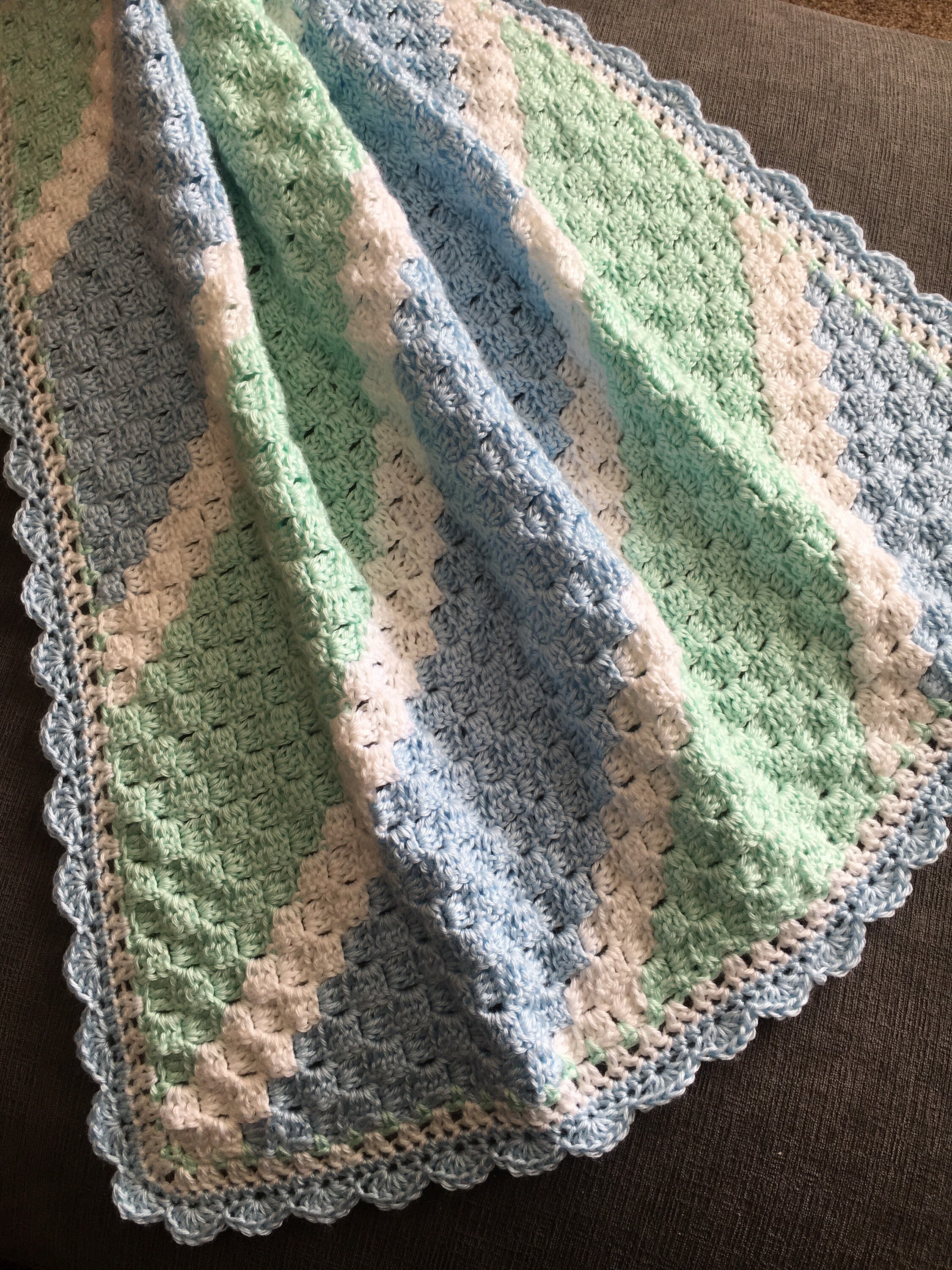 Crochet Mantas Bebés. Calidez y ternura