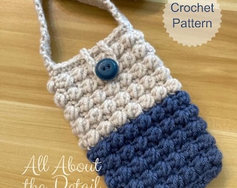 Crochet Phone Bag Crochet Purse Boho Crochet Phone Pouch Shoulder Crossbody Crochet Pattern Shoulder Bag Sling Bag Summer Cellphone Purse