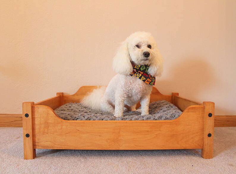 Dog Bed Wooden Doggie Wood Pet Furniture Beds For Dogs Pets Etsy