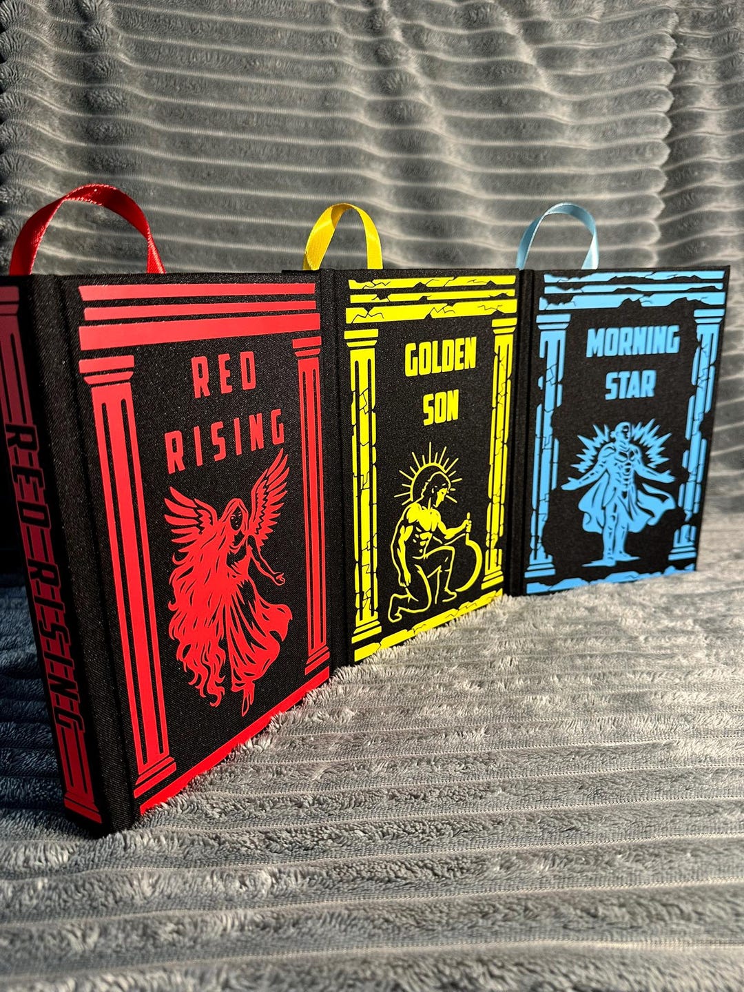 Red Rising Bookends Red Rising 6 Book Rebind. - Etsy