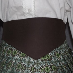 Civil War Skirt Sash Single Point Ladies Teens