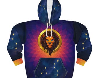 Leo Zodiac Hoodie: Unisex Astrology Sweatshirt