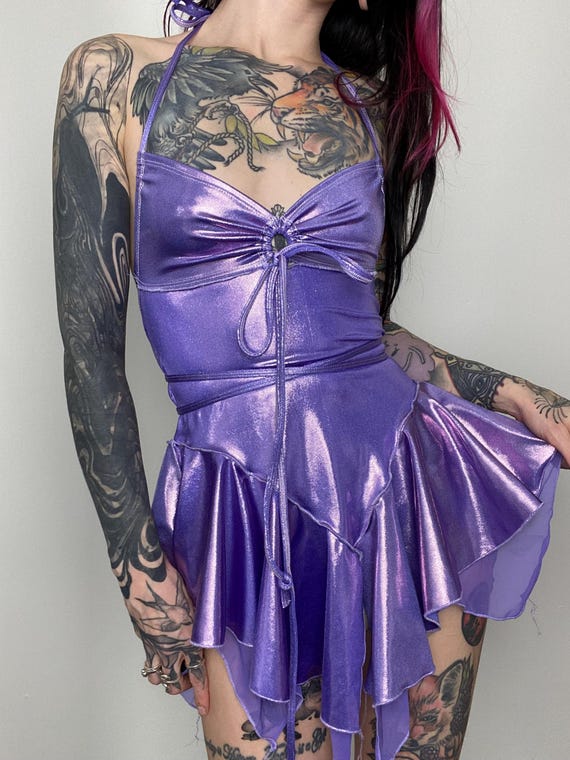 metallic fairy dress Butterfly Fairy Sequin Midi Dress main image 0