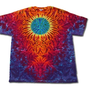 T-shirt tie-dye Earth adulte