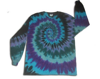 Tie Dye Long Sleeeve Spiral