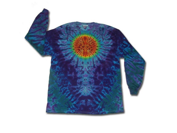 【2plan】Works tie dye damage long sleeve t-shirt Liquid Neon Tie Dye Long Sleeve Tee | Shop the Electric