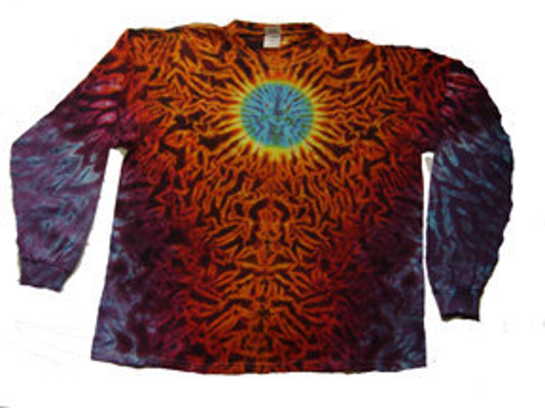 Tie Dye Long Sleeve Earth Etsy