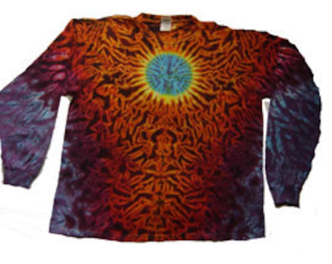 Tie Dye Long Sleeve Earth Etsy