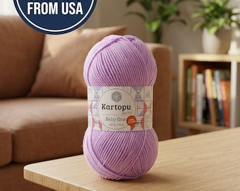 Kartopu Baby One Yarn, Anti-Pilling Acrylic, Crochet Knitting, 100gr