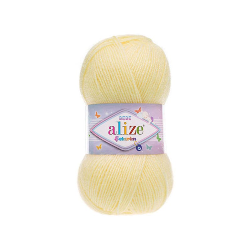 Alaze Label Alize Sugar Baby Yarn: Soft Acrylic, Baby Knitting & Crochet (100g/3 ...