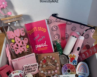 Mental Health Care Mystery Box for Teens/Tweens: Anxiety Relief, Positivity