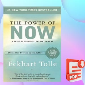 The Power of Now eBook by Eckhart Tolle  Spiritual Enlightenment Guide Digital Download Book