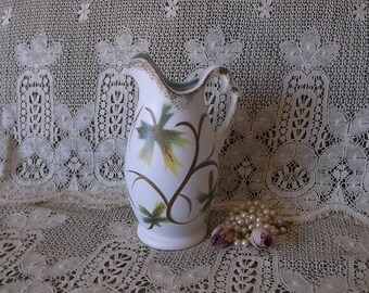 vintage art deco style pitcher small ceramic