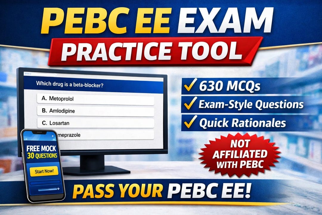 Pebc Form.pdf PEBC EE Practice Tool – Exam-style Mock Tests + Study Routine (instant ...