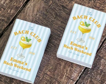 Personalized Matchboxes for Bachelorette Party/Bach Party Favors/Custom Wedding Matchbooks/Hen Night Party Favors/Bachelorette Weekend Gifts
