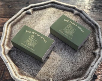 Custom Hotel Matches – Personalized Boutique Guest Room Favors