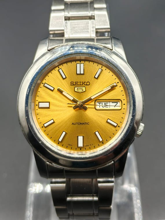 Vintage Seiko 5 Automatic | Made in Japan | 7S26-01Z0| Golden