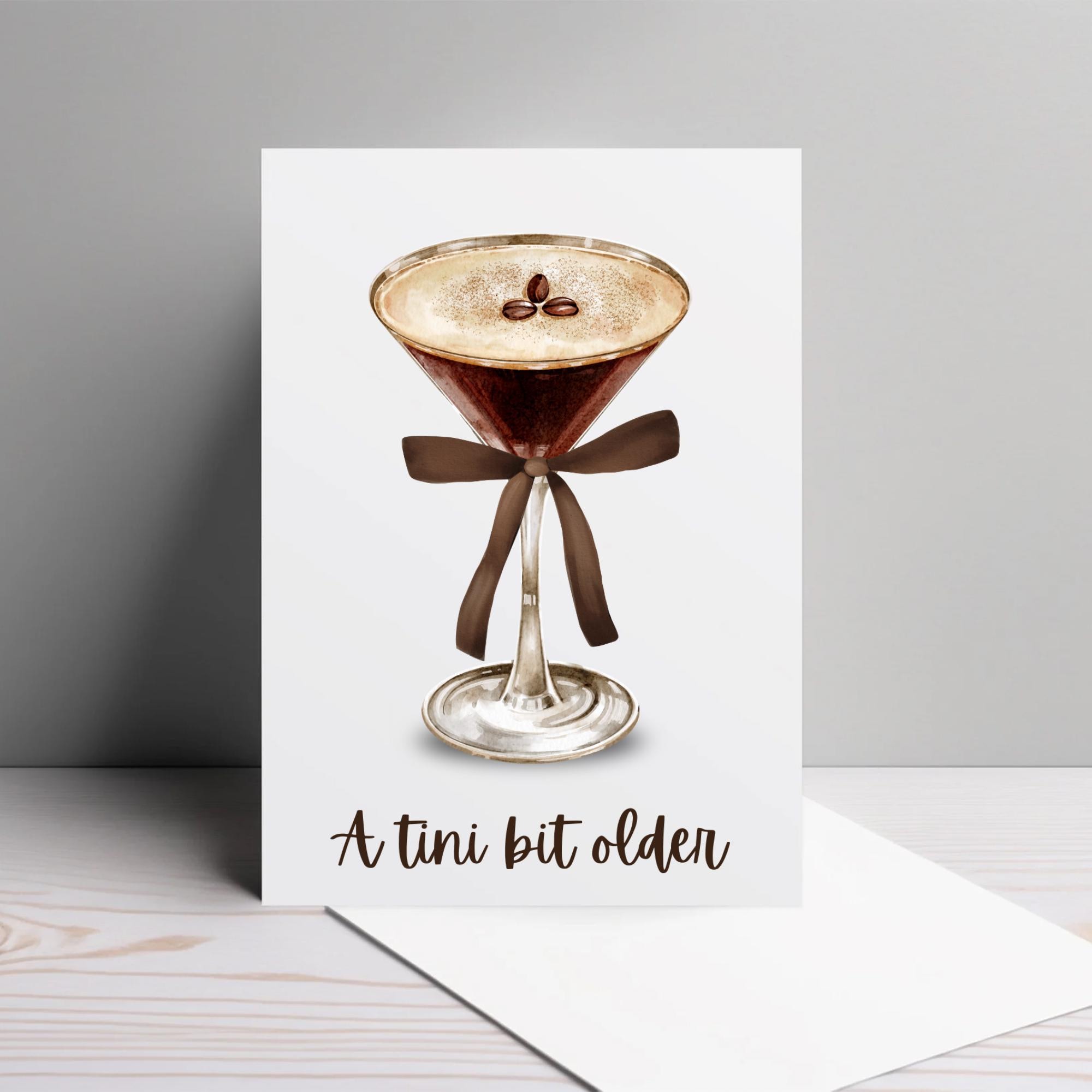 Espresso Martini Birthday Card: Funny - Etsy
