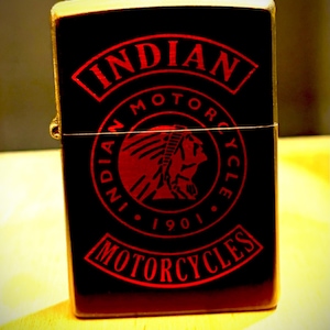Vintage Zippo Motorcycle - Etsy Canada
