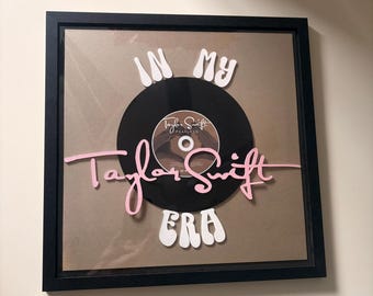 T****r S***t “In My Era” Vinyl-Style Wall Art | Music-Inspired Framed Decor | Gift for Fans