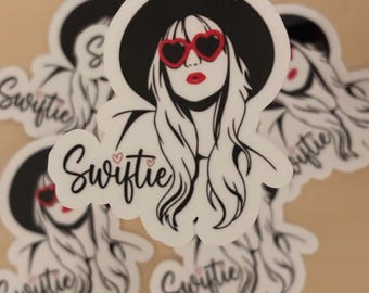 Swiftie Heart Sunglasses Sticker